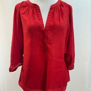 Joie  Red Blouse Shirt Top S
